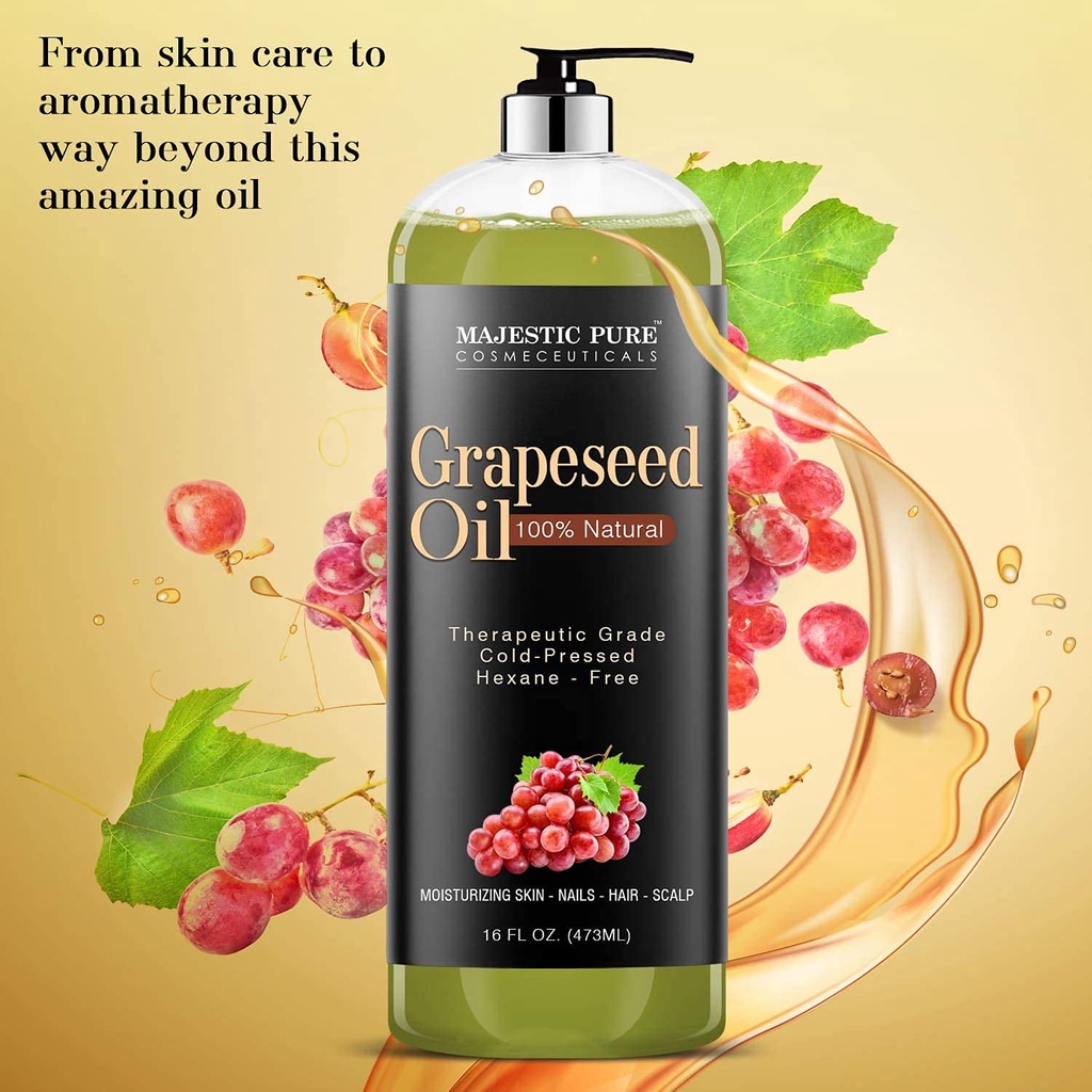 Dầu xoa bóp massage oil Majestic Pure chai 473ml [Hàng Mỹ]