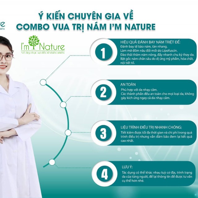 [I'm Nature] Kem Nám Tàn Nhang Ngày Đêm I'm Nature 30gr_An Toàn Tuyệt Đối Bà Bầu Và Sau Sinh