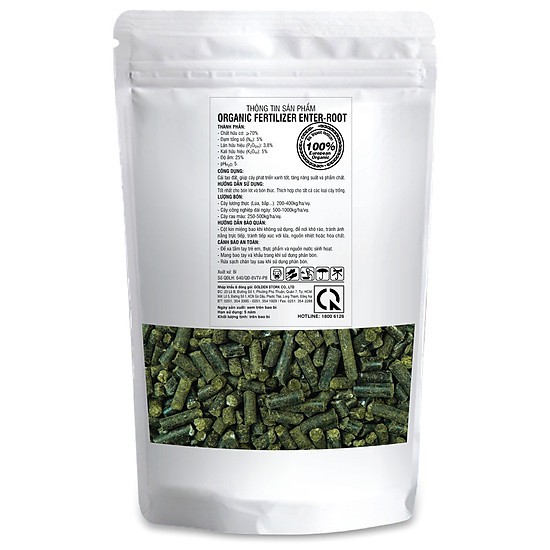 Phân bón Hữu cơ Bỉ ENTER-ROOT 4-3-3-75 OM  - sản phẩm thuộc Tập Đoàn Con Cò Vàng nhập khẩu