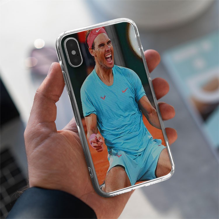 Ốp lưng Rafael Nadal Cầu thủ Tennis thế giới Iphone từ 5 đến Xs Max/11/11 Promax/12/12 Promax CHUSPO21319