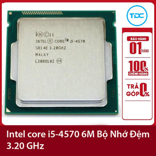 Bộ vi xử lý intel cpu core i5-4570 3.20ghz ,84w 4 lõi 4 luồng, 6mb cache socket intel lga 1150