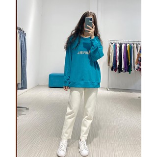 (FREESHIP) Áo sweater xanh cổ vịt Ulzzang