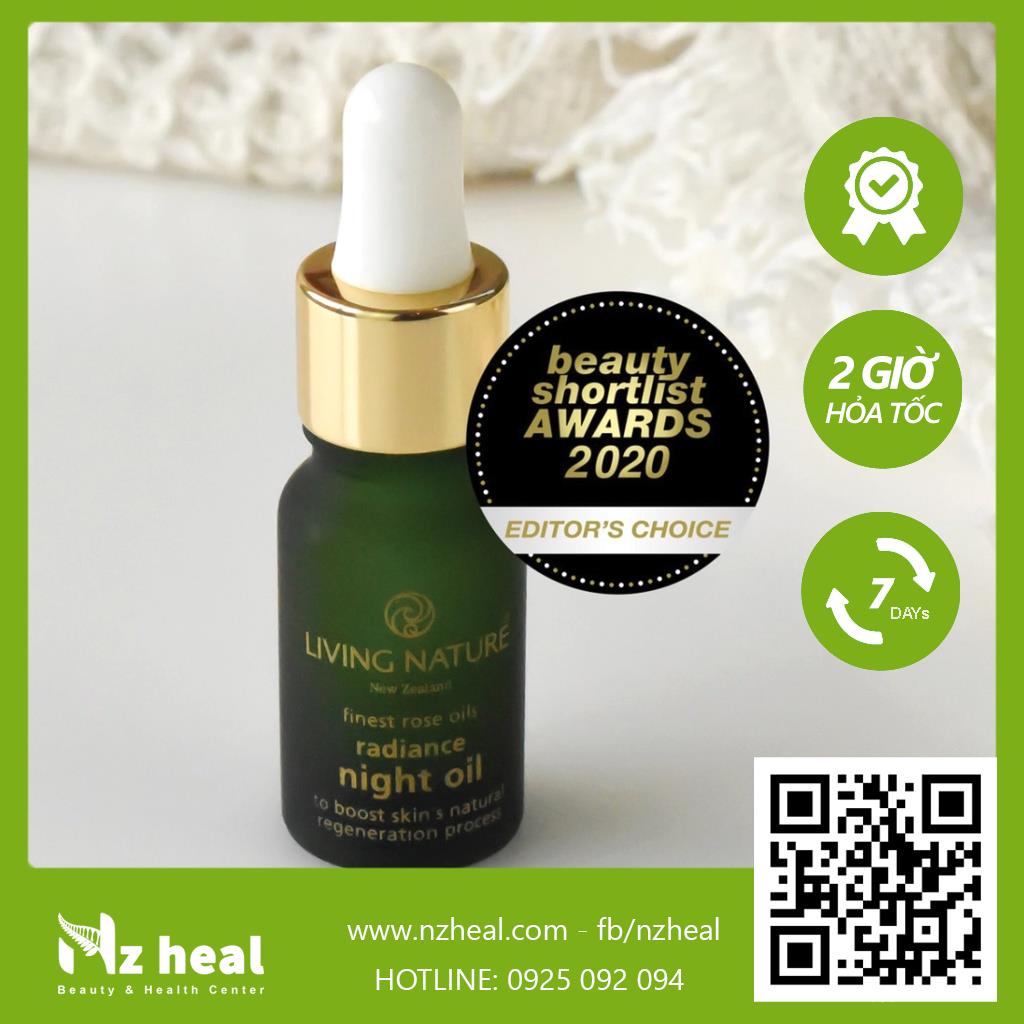 [Hỏa tốc] Tinh chất giảm thâm nám Living Nature Radiance Night Oil 18ml