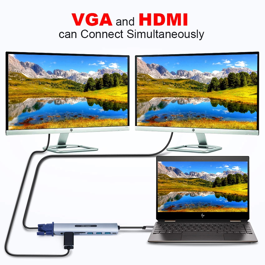 Bộ Chuyển Đổi Usb-C Sang Hdmi Hub 4k Kèm Giắc Cắm 3.5mm & Pd Cho Macbook Pro | BigBuy360 - bigbuy360.vn