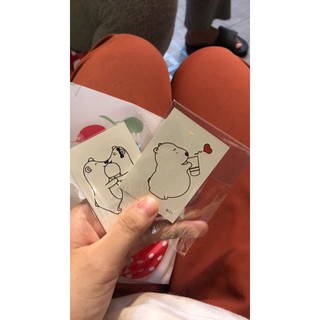 Set 2 tấm hình xăm dán cute