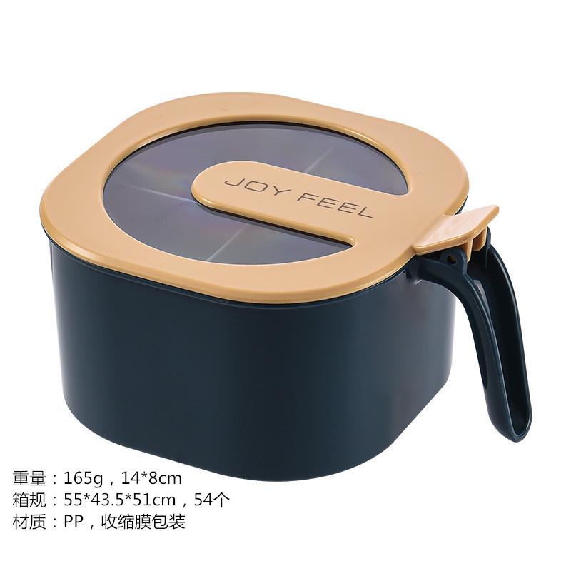 Hộp đựng gia vị có nắp xoay sáng tạo cho nhà bếp