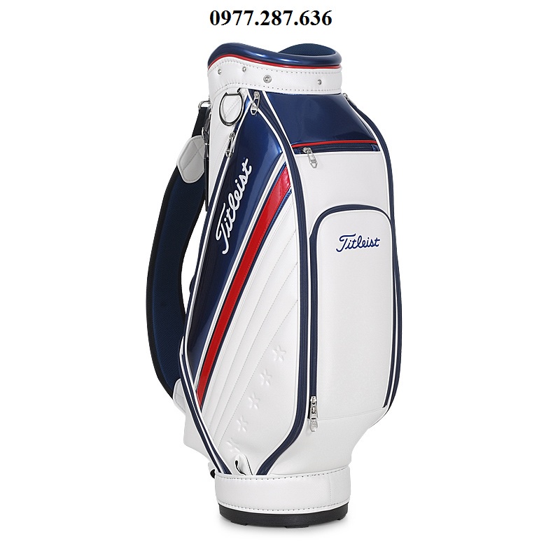 Túi đựng gậy golf Titleist túi gậy da PU gậy chống nước 5 ngăn cao cấpTM015