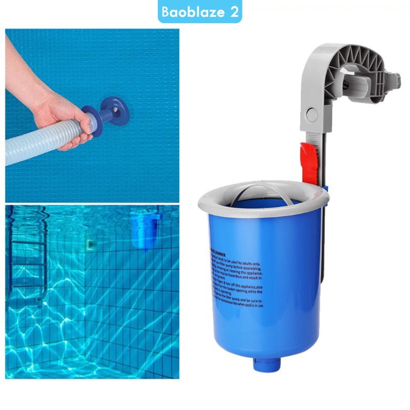 [BAOBLAZE2]Wall-Mounted Swimming Pool Skimmer Professional for Cleaning Pools Fountains