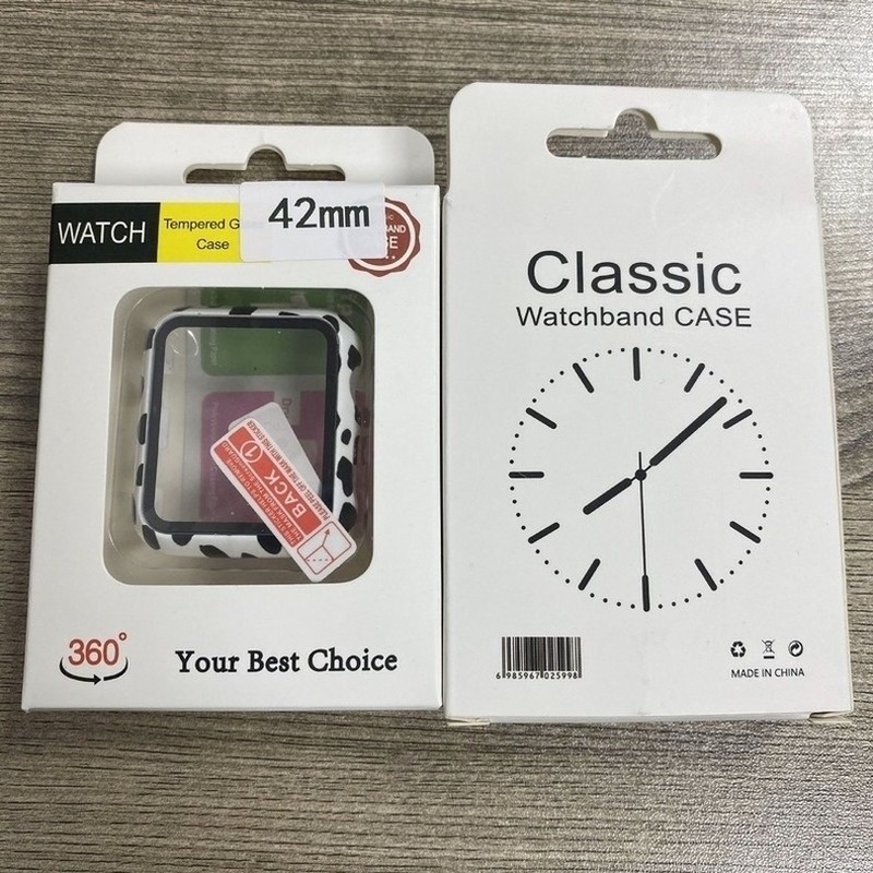 Ốp Bảo Vệ Màn Hình Đồng Hồ Thông Minh Apple Watch 45mm 41mm 44mm 42mm 40mm 38mm Series 7 SE 6 5 4 3 2 1 Họa Tiết Da Báo 2023