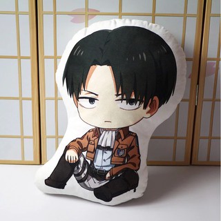 Gối Nhồi Bông Hai Mặt 48cm In Hình Anime Attack on Titan