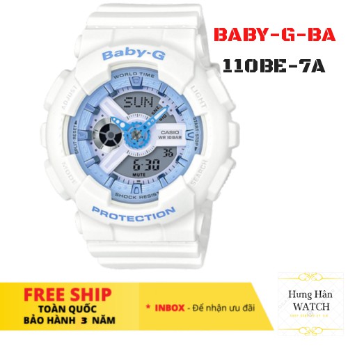 Đồng hồ nữ Baby-G BA-110BE-7A full phụ kiện [Hưng Hân Shop]