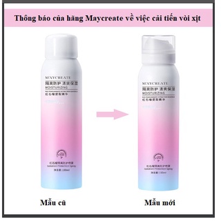 Xịt Chống Nắng MAY' , Trắng da Maycreate 150ml