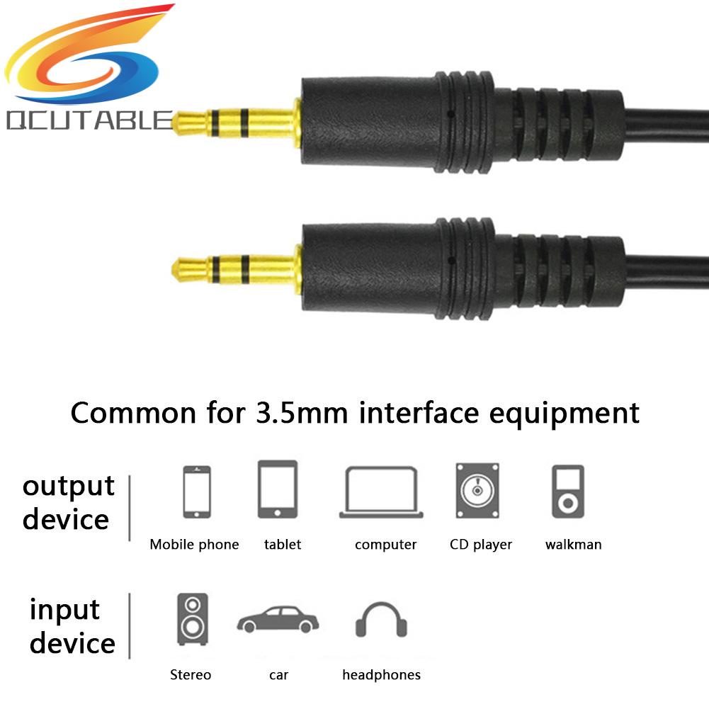 Cáp Âm Thanh Tai Nghe Jack 3.5mm Cho Điện Thoại Máy Tính