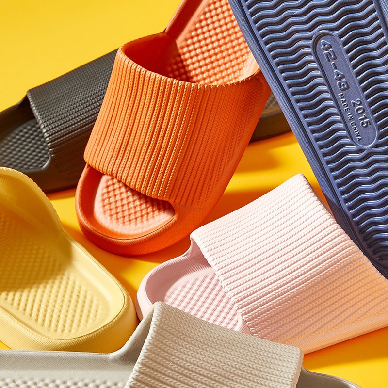 Dép bánh mì Nam Nữ quai quang đế cao thời trang , dép nữ quai ngang siêu nhẹ A101 CUTE ACCESSORIES TOP 1