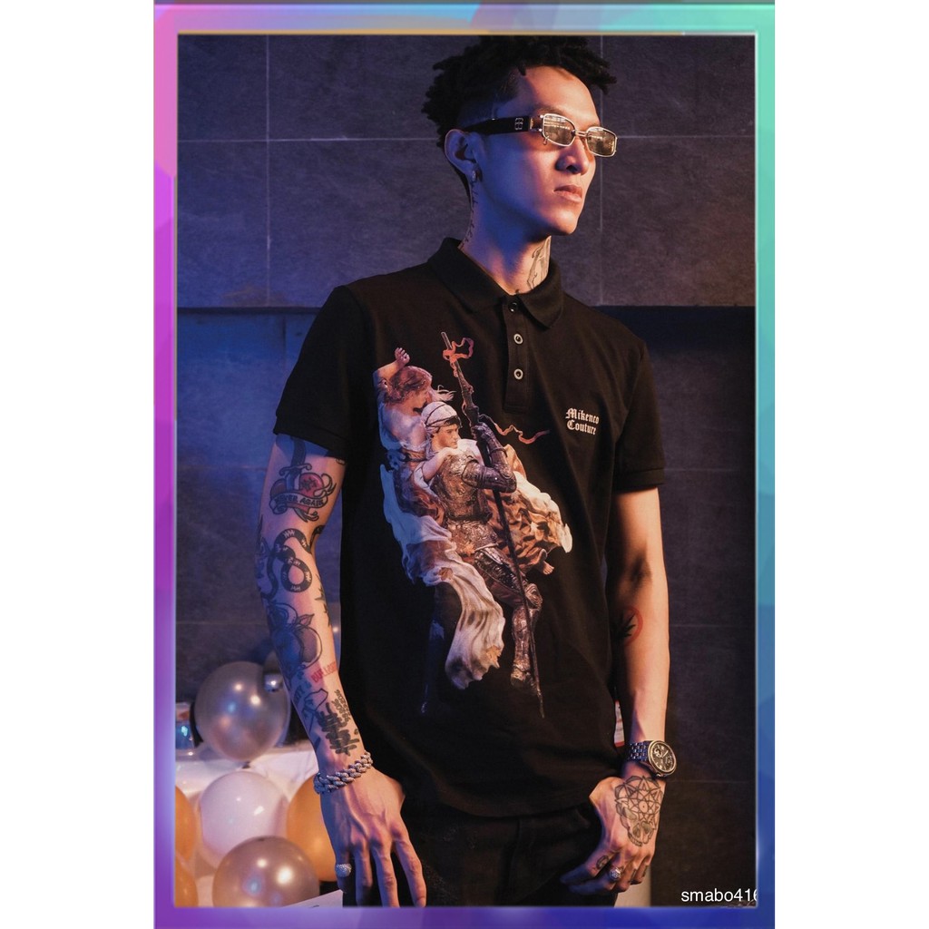 Áo Phong Nam, Áo Thun Nam Ngăn Tay Lỡ Có Cổ Thời Trang Cao Cấp in Hoa Tiết AC103 - TrongTanFashion | BigBuy360 - bigbuy360.vn