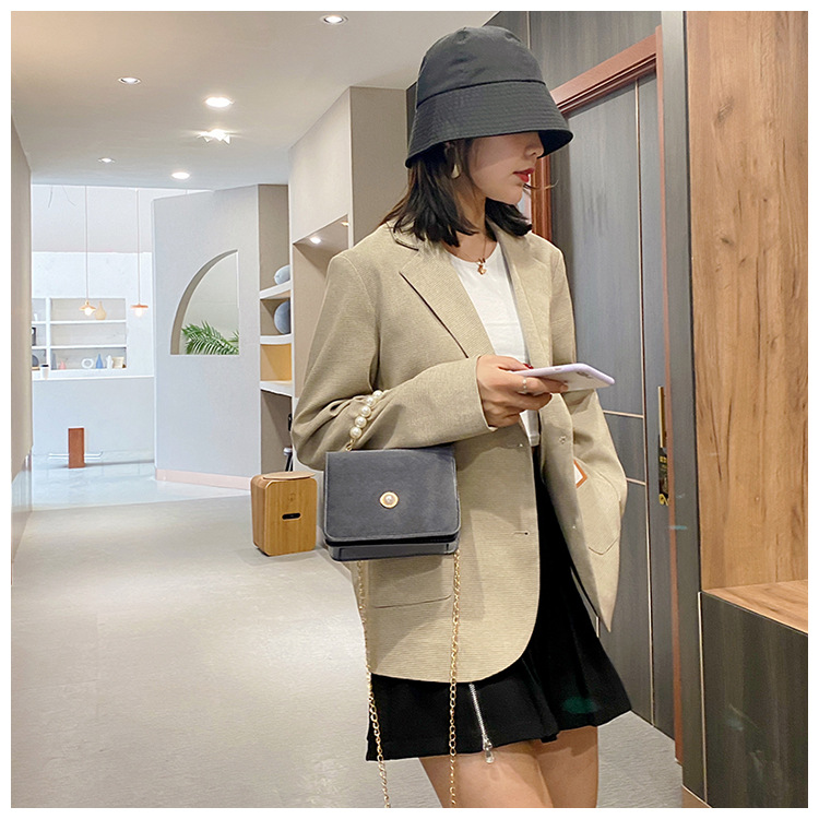 Túi Đeo Chéo JASMIN NOIR Bằng Da PU Thời Trang Hàn Quốc Cho Nữ