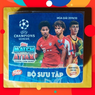Full bộ sưu tâp thẻ cầu thủ match attax uefa champions league 2019-2020
