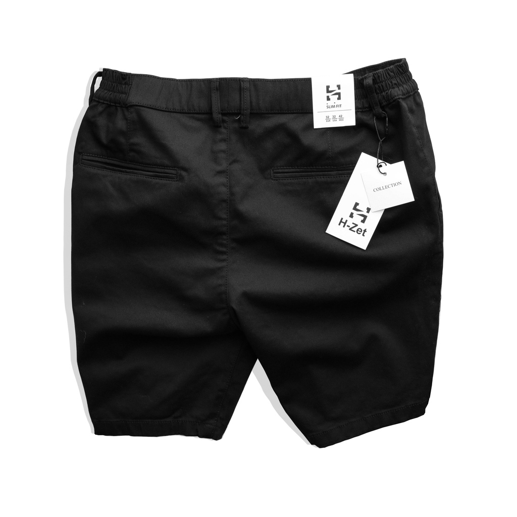 Quần Short Kaki Nam H-ZET - Form Slim Fit Mặc Trên Gối - SHORT KK 03