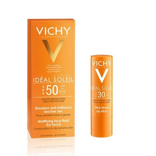 Kem chống nắng Vichy tặng kèm son dưỡng