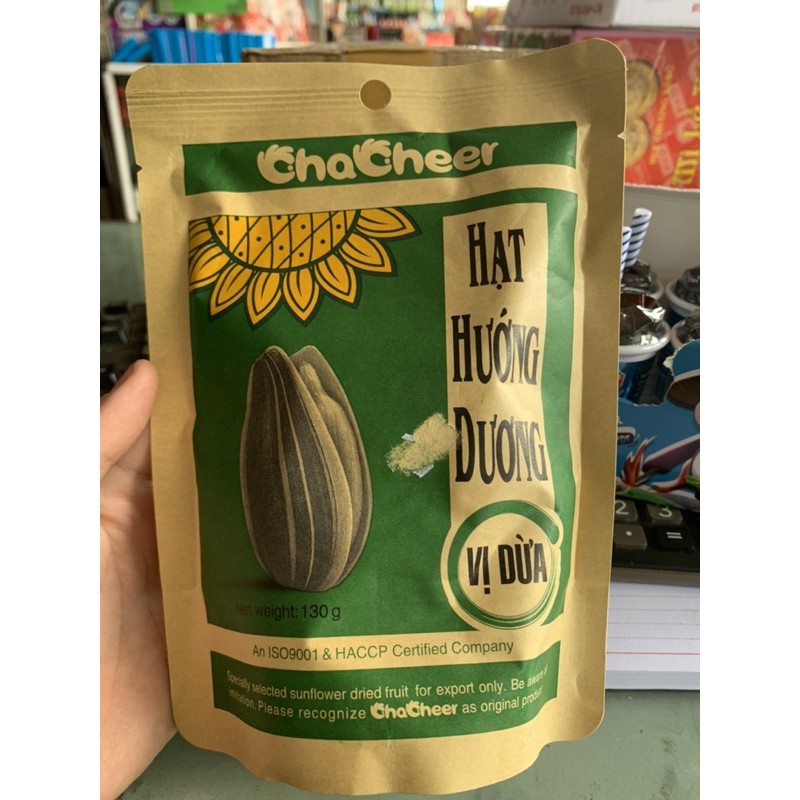 ( Date mới ) Hạt Hướng Dương Chacheer 130g Vị dừa
