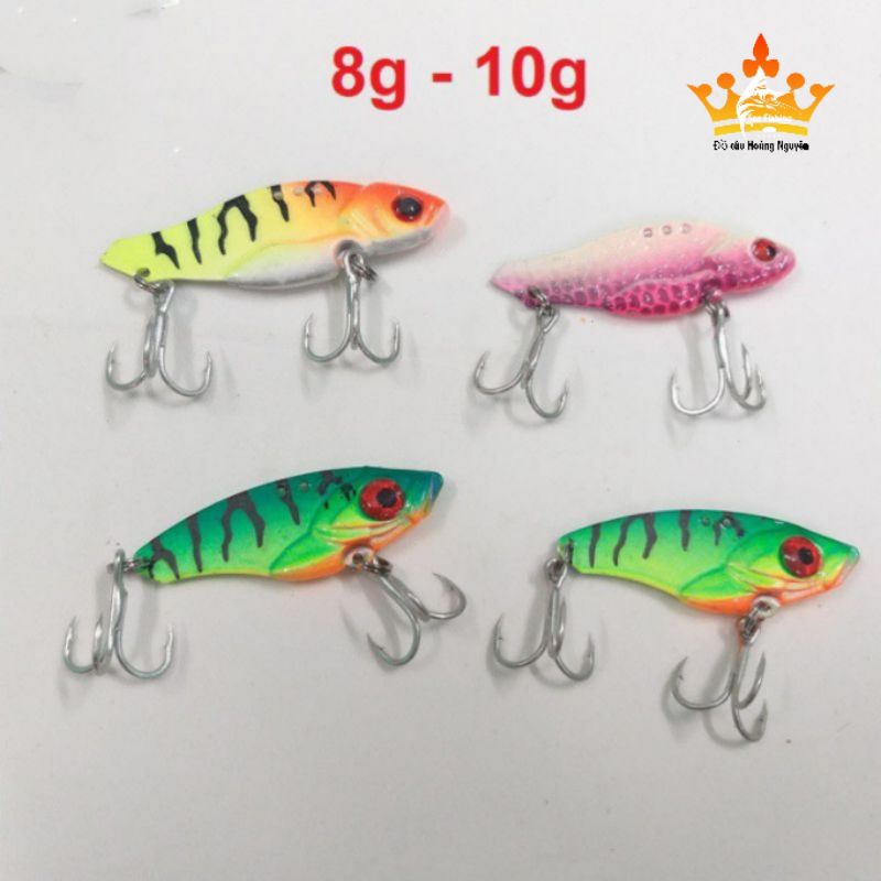 Mồi câu lure cá sắt Orochi 8g, lưỡi bạc sắc nhậy