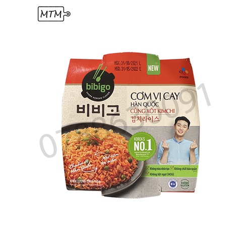 Cơm Vị Cay Hàn Quốc - Cùng Xốt Kim Chi Bibigo hộp 160G