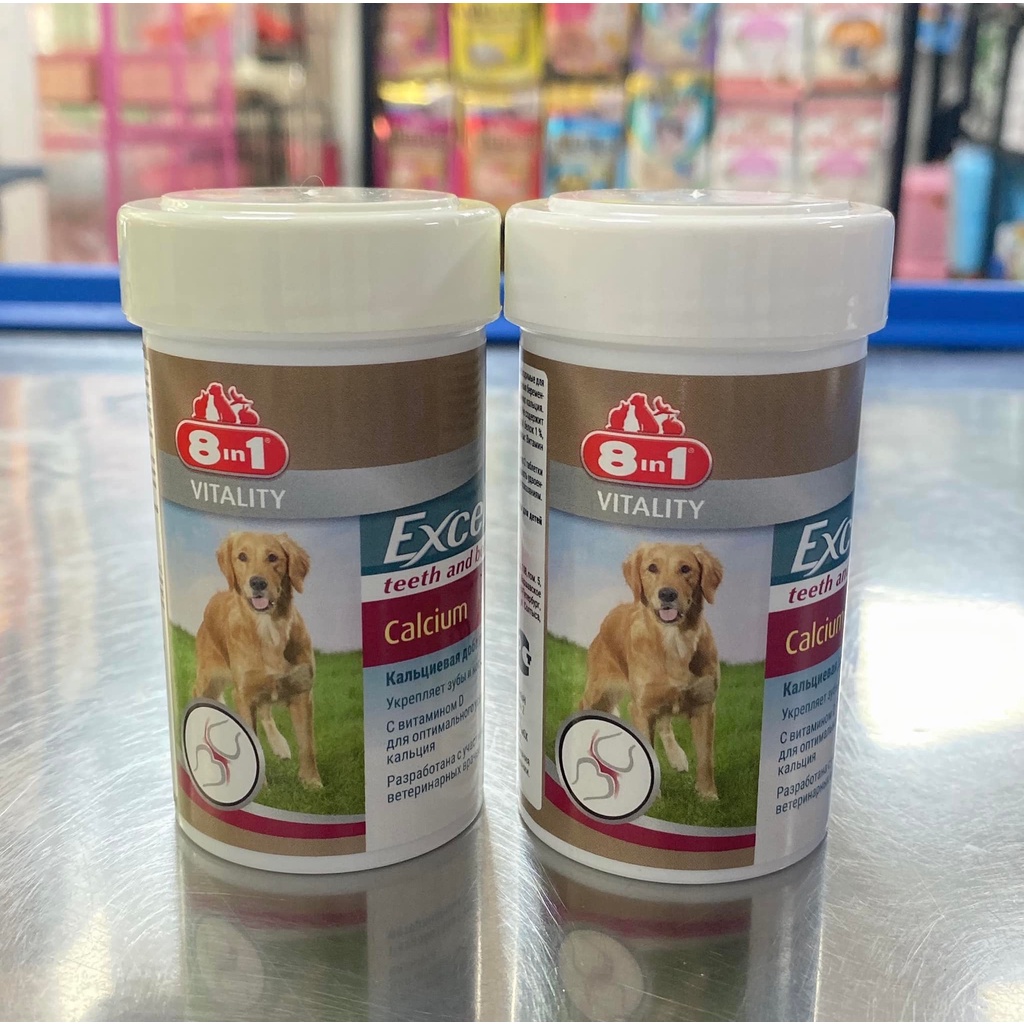 Viên Bổ Sung Canxi Cho Chó - 8 in 1 Excel Calcium ( 1 lọ )