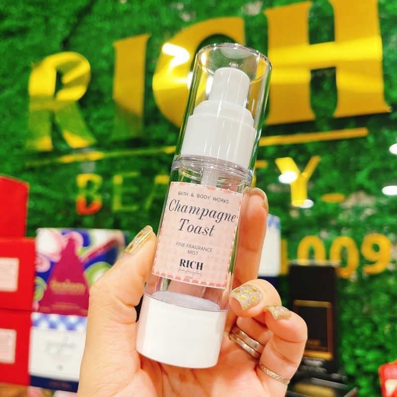 CHAMPAGNE TOAST Xịt Thơm Body Mist Bath &amp; Body Works