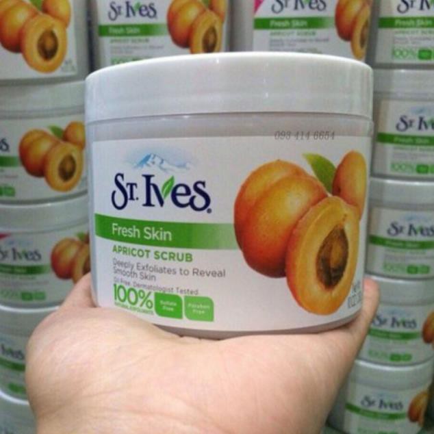 Tẩy da chết St.Ives mùi đào 238g