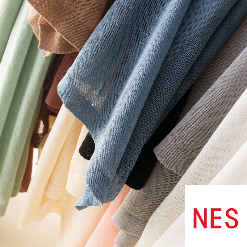Áo Khoác Cardigan Dệt Kim Mỏng Dáng Rộng Tay Lửng Thời Trang Mùa Hè Cho Nữ