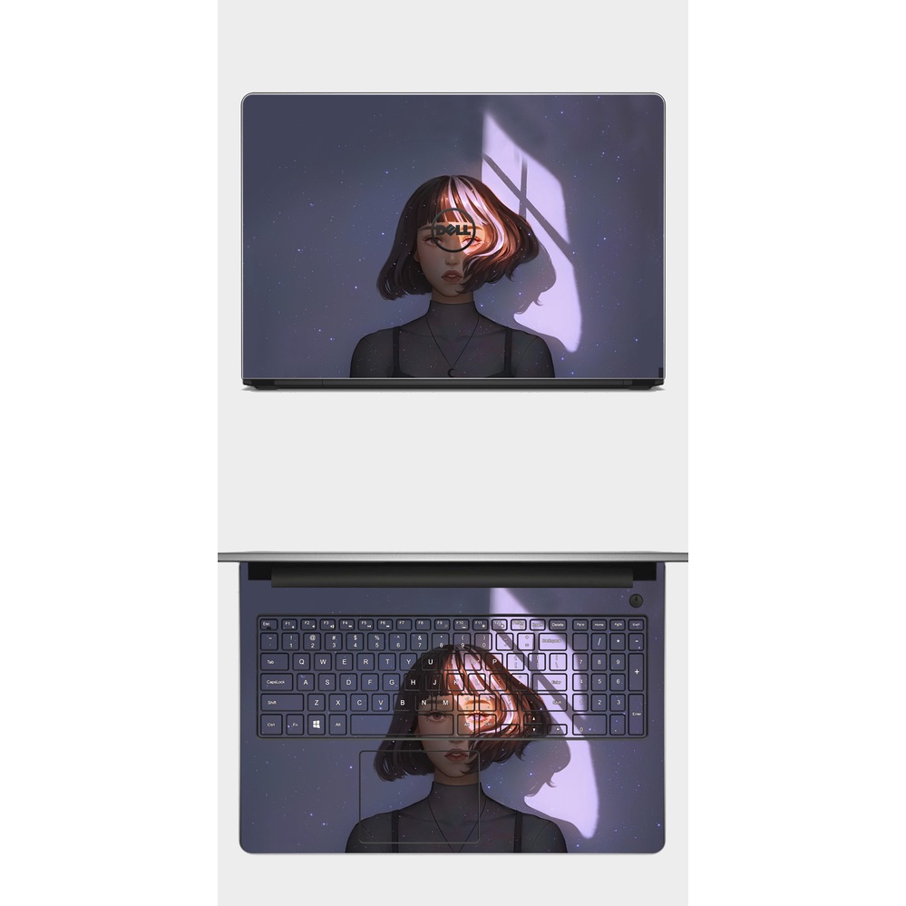 Skin Laptop Dễ Thương In Theo Yêu Cầu Dùng Được Cho Tất Cả Các Dòng Laptop - Miếng dán cắt sẵn theo model máy decal 3M