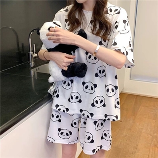 Bộ Đồ Ngủ Lụa In Hình Chuột mickey Plus Size Cho Nữ
