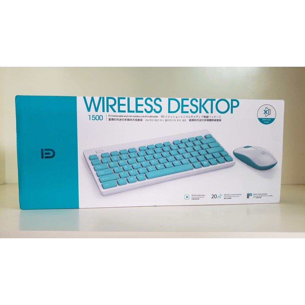 Combo Wireless bàn phím + chuột không dây FD - ik1500 - AT