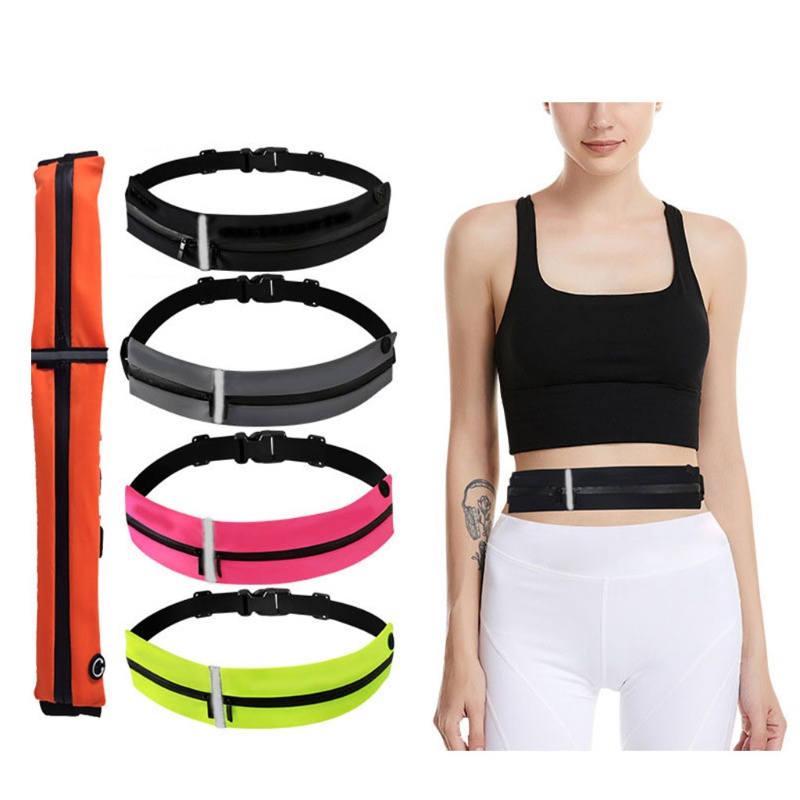 Túi Đeo Hông Đựng Điện Thoại Có Khóa Kéo Tùy Chỉnh Tiện Dụng Khi Tập Gym / Chạy Bộ