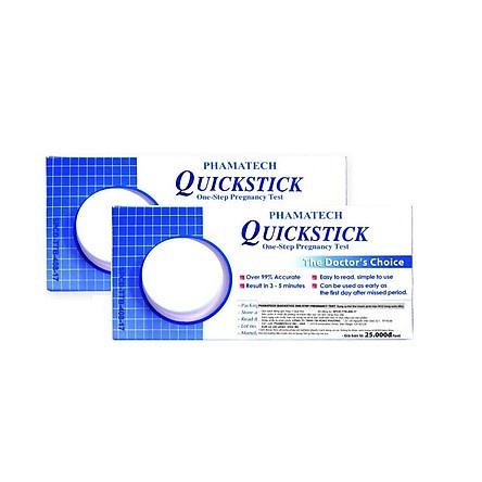 [Chính hãng] Que Thử Thai Quickstick - phát hiện 2 vạch chính xác  Date mới