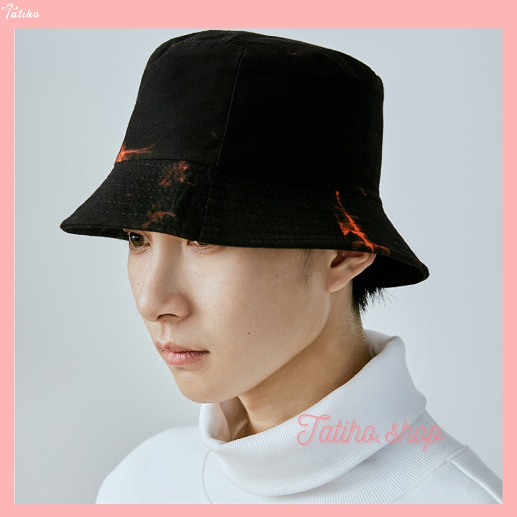 [Hàng Xịn, Giá Tốt] Nón Bucket (Mũ Trơn) Cao Cấp Unisex Màu Loang Phong Cách Hàn Quốc - Chất Liệu Cotton - Mã NV005