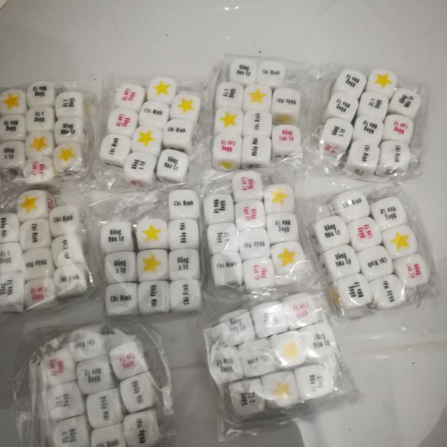 Xí ngầu uốn bia ( 10 viên )