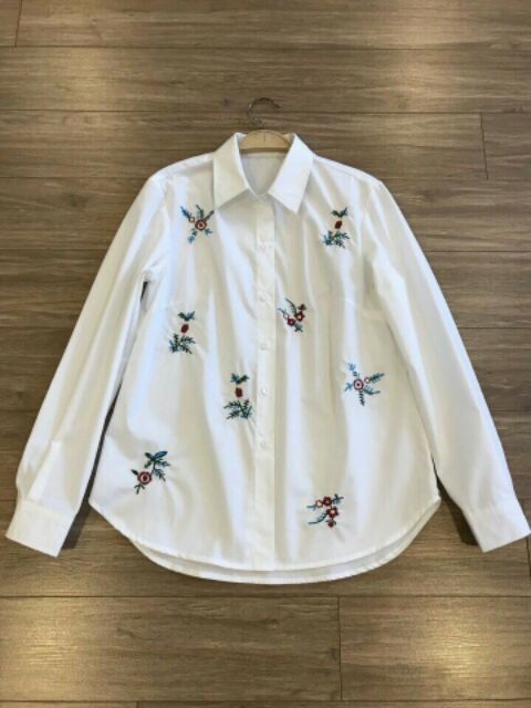 Sơ mi thêu hoa TOPSHOP