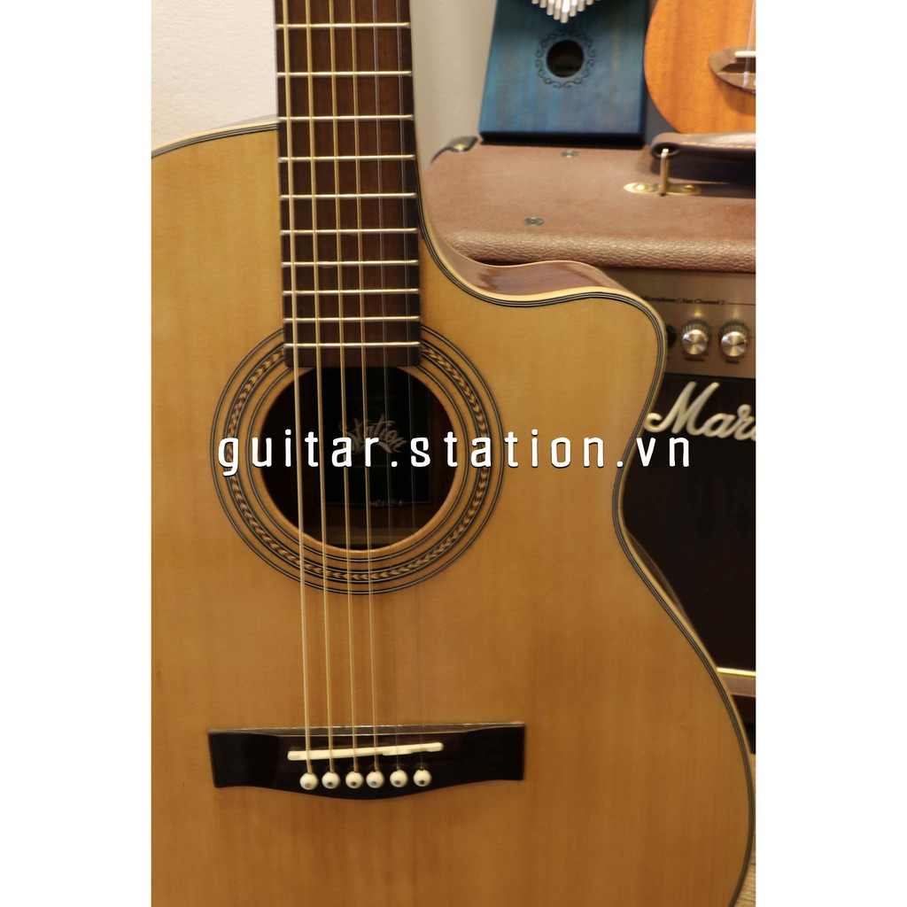 Đàn Guitar Đệm Hát Acoustic HD-199A - có ti chỉnh kèm phụ kiện