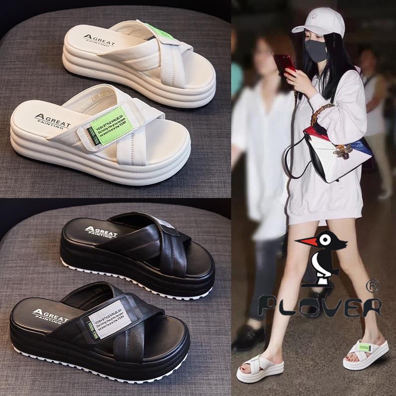 Dép đế cao Giày Sandal Đế Dày Chống Trượt Thời Trang Đi Biển Mùa Hè