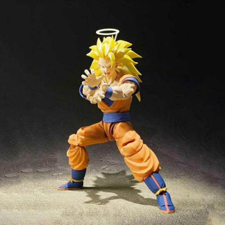 Mô hình cao cấp Songoku ssj3 FIGMA có khớp cử động được figure Anime manga series dragon ball son goku super saiyan 3