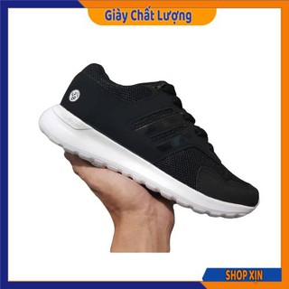 Giày Sneaker Nam Nữ Siêu Nhẹ (Trắng/Đen)