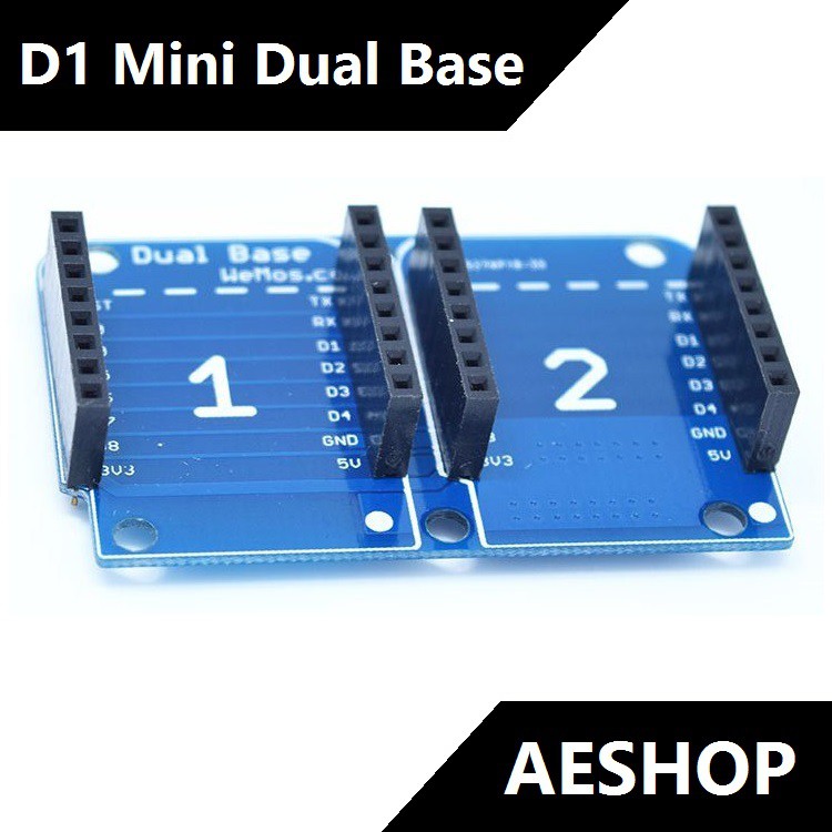 Mạch mở rộng ESP8266 D1 Mini Dual Base Shield