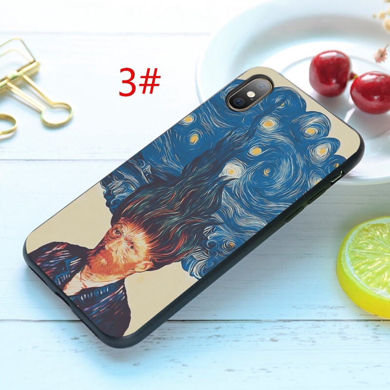 Ốp Điện Thoại Mềm In Hình Tranh Sơn Dầu Van Gogh Cho iPhone 5 5s 6s 7 8 Plus X XR XSMax