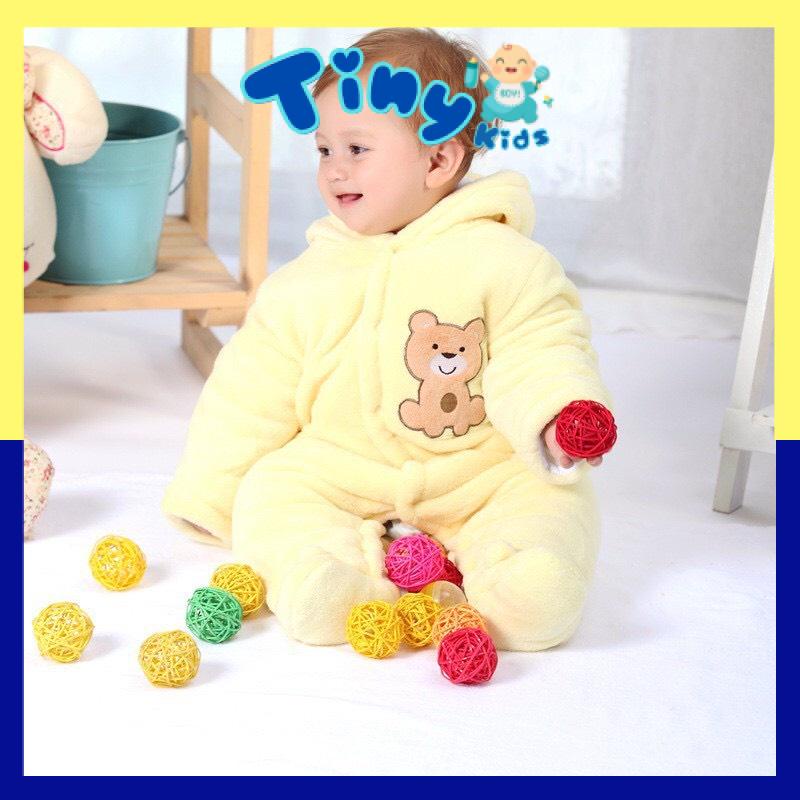 Body Bông Cho Bé Sơ Sinh Chất Dày Dặn Cho Bé Trai Bé Gái 0-12 tháng - Tiny Kids