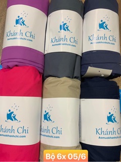 bộ Áo mưa Khánh Chi 1 lơp cho bé (ib chọn màu)