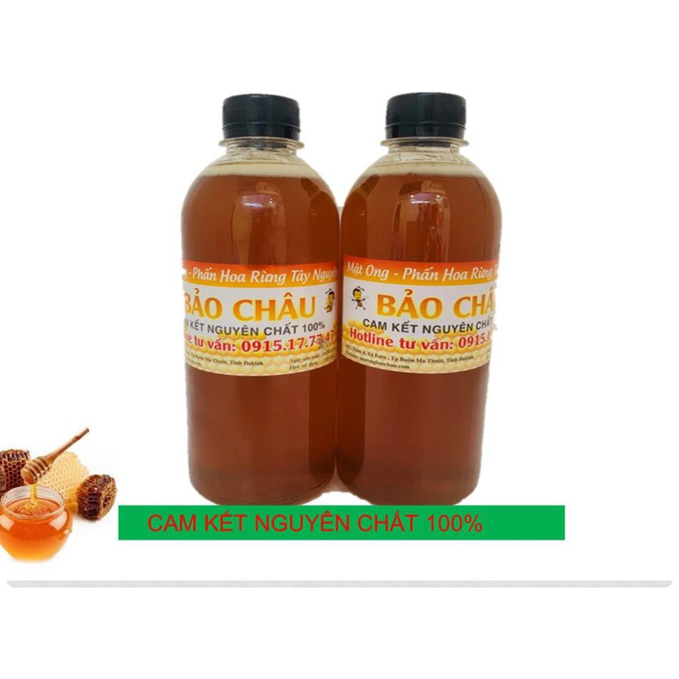 1 lít Mật Ong Nguyên Chất 100% Khai thắc tự nhiên từ Rừng Hoa Tây Nguyên