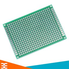 Phíp Đồng Đục Lỗ 2 Mặt PCB Xanh Tốt 1.6mm