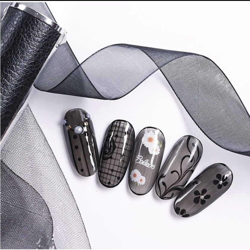 Sơn AS cao cấp sơn móng tay gel màu đen trắng trắng nước gạo thạch đen trắng sữa chua 15ml