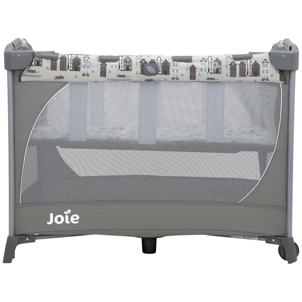 Giường cũi 2 tầng Joie Commuter Change Travel Cot - kèm bàn thay đồ - nhập khẩu từ Anh